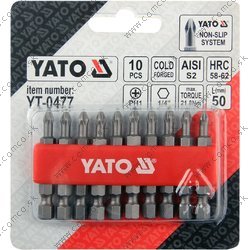 YATO BIT sada 10 ks PH1x50 ACR - obr. 1