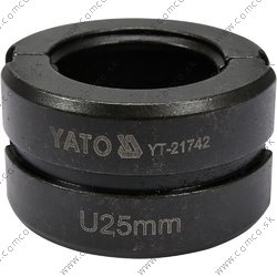 YATO Náhradné čeľuste k lisovacím kliešťom YT-21735 typ U 25 mm