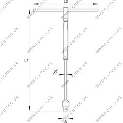 YATO Adaptér 3/8