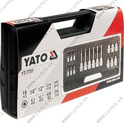 YATO Bity sada 18 ks TORX T10-T60mm - obr. 1