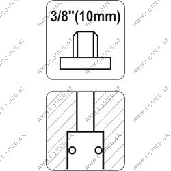 YATO Rýchlospojka 3/8