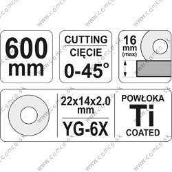 YATO Rezačka na obklad / dlažbu 600 mm - obr. 2