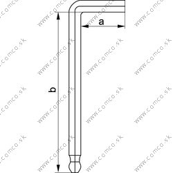 YATO Imbusový kľúč 10.0 mm 6 ks - obr. 1