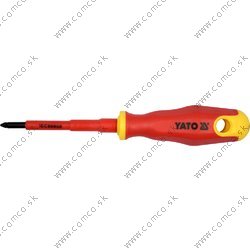 YATO Skrutkovač krížový PZ1 x 80 mm izolovaný 1kV