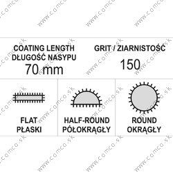 YATO Sada pilníkov ihlových diamantových 5 x 180 mm 3 ks (YATO náradie) - obr. 1