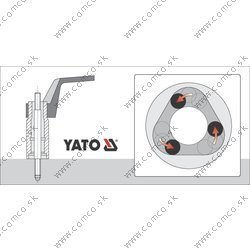 YATO Sada sťahovadiel na závrtné šróby 4ks - obr. 2