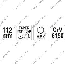 YATO Jamkár 8 x 112mm - obr. 2