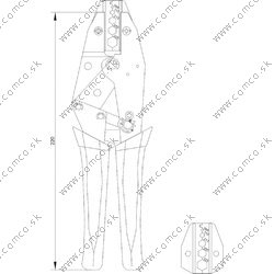 YATO Konektorové kliešte 240mm, RG6, RG58, RG59, RG62 - obr. 3