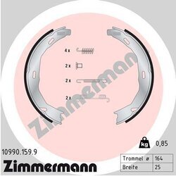 Sada brzd. čeľustí parkov. brzdy ZIMMERMANN 10990.159.9