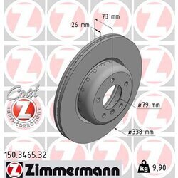 Brzdový kotúč ZIMMERMANN 150.3465.32