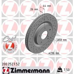 Brzdový kotúč ZIMMERMANN 200.2527.52