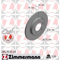 Brzdový kotúč ZIMMERMANN 285.3535.20