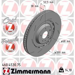 Brzdový kotúč ZIMMERMANN 460.4530.75