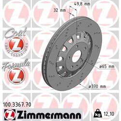 Brzdový kotúč ZIMMERMANN 100.3367.70