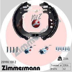 Sada brzdových čeľustí ZIMMERMANN 20990.130.2