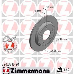 Brzdový kotúč ZIMMERMANN 320.3815.20