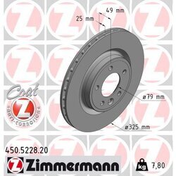 Brzdový kotúč ZIMMERMANN 450.5228.20