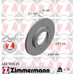 Brzdový kotúč ZIMMERMANN 460.1005.20