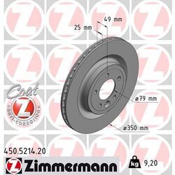 Brzdový kotúč ZIMMERMANN 450.5214.20