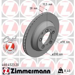 Brzdový kotúč ZIMMERMANN 460.4523.20