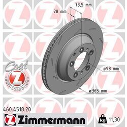 Brzdový kotúč ZIMMERMANN 460.4518.20