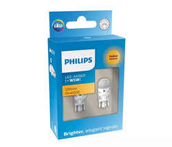 Philips LED Ultinon Pro6000 SI žiarovka do smerovky a interiéru, odtieň intenzívny jantár, 12V, 2ks - obr. 2